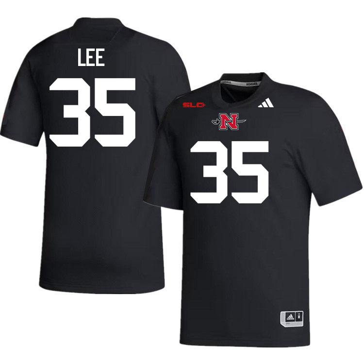 Nicholls Colonels #35 Ethan Lee College Football Jerseys,Uniforms Stitched-Black